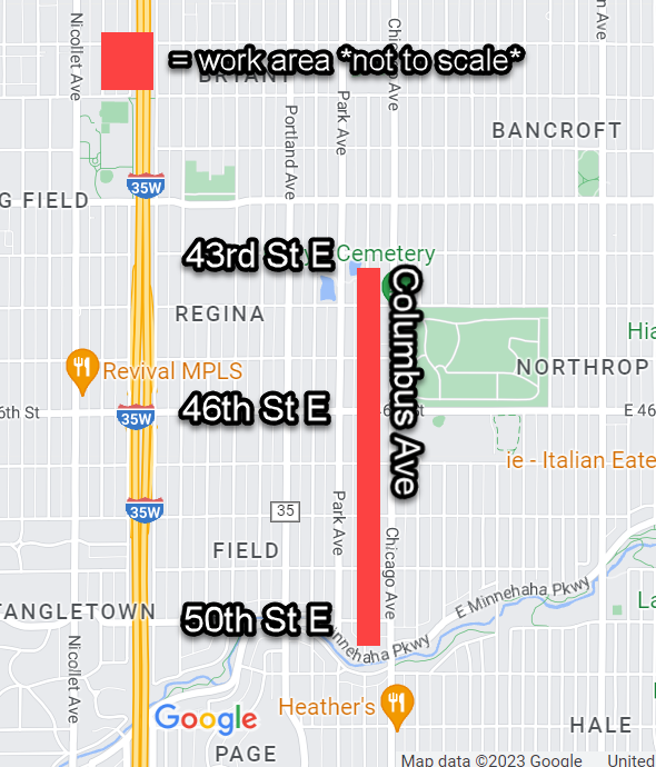 Minneapolis Field, Regina, Northrop Neighborhoods